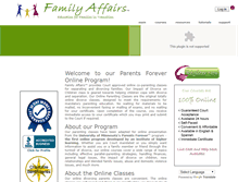 Tablet Screenshot of familyaffairs.org